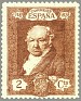 Spain 1930 Goya 2 CTS Sepia Edifil 500